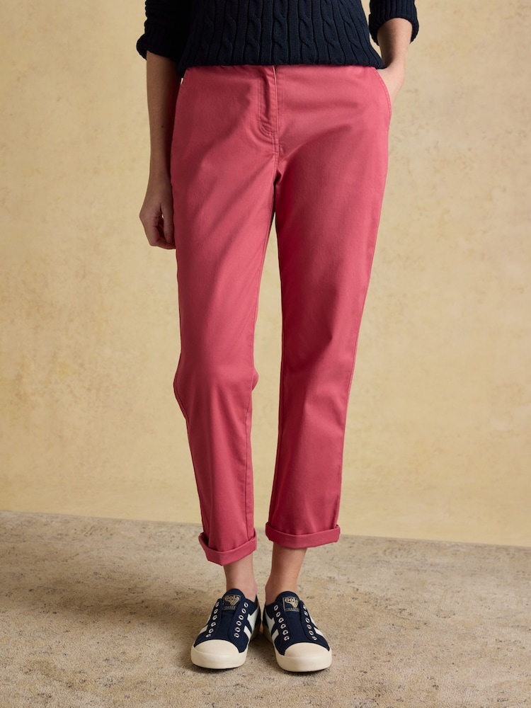 Joules Red Straight Leg Chino Trouser - Image 1 of 8
