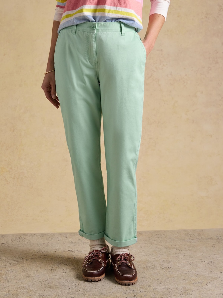 Joules Green Straight Leg Chino Trouser - Image 1 of 7
