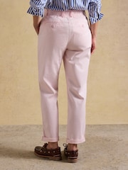 Joules Pink Slim Fit Chino Trousers with Elasticated Waist - Image 2 of 8