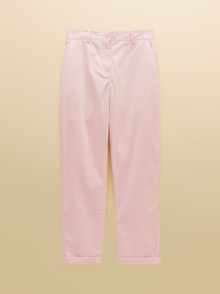 Joules Pink Slim Fit Chino Trousers with Elasticated Waist - Image 8 of 8