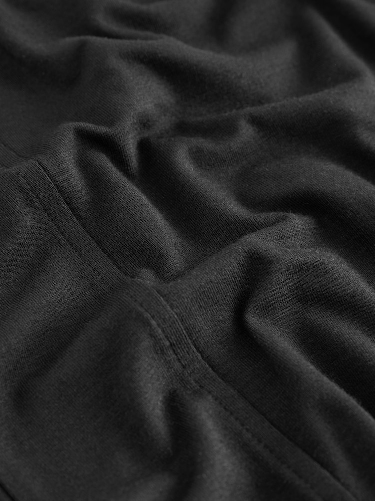 Black Wide Leg Jersey Joggers - Image 3 of 3 Black Wide Leg Jersey Joggers - Image 3 of 3