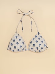 Joules Cream Foulard Tie Bikini Top - Image 7 of 8