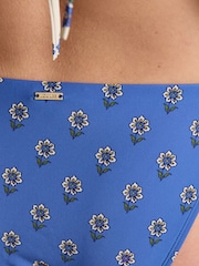 Joules Blue Foulard Tie Bikini Bottom - Image 5 of 7