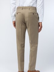 Ted Baker Tailoring Slim Natural Larkin Flannel Trousers - Image 2 of 3