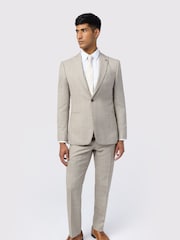 Ted Baker Tailoring Slim Natural Donne Check Jacket - Image 3 of 6