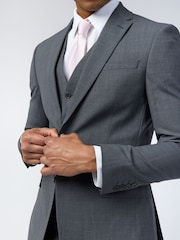 Ted Baker Tailoring Grey Performance Panama Jacket - Image 5 of 6