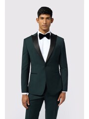 Ted Baker Tailoring Green Forest Tuxedo Jacket - Image 2 of 4