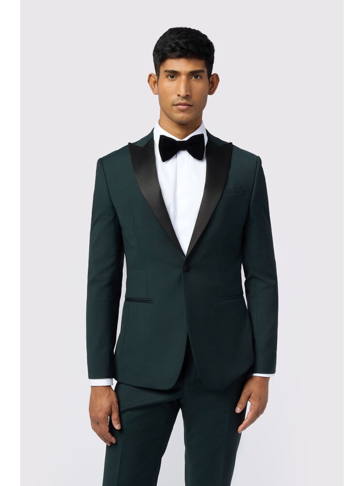 Ted Baker Tailoring Green Forest Tuxedo Jacket - Image 2 of 4 Ted Baker Tailoring Green Forest Tuxedo Jacket - Image 2 of 4
