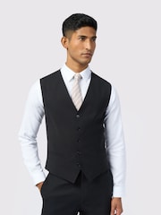 Ted Baker Tailoring Performance Panama -liivi musta - Kuva 1 / 2