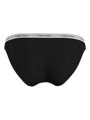 Calvin Klein Black Icon Logo Bikini Briefs - Image 2 of 5