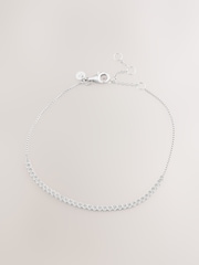 Sterling Silver Plated Tennis Bracelet - Image 1 of 6