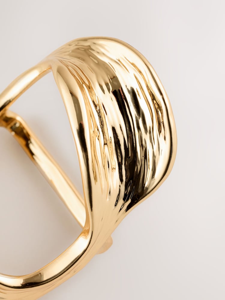 لون ذهبي - Scarf Ring - صورة 3 من 3 لون ذهبي - Scarf Ring - صورة 3 من 3