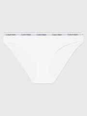 Calvin Klein White Icon Logo Bikini Briefs - Image 3 of 4