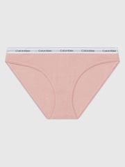 Calvin Klein Pink Icon Logo Bikini Briefs - Image 4 of 4