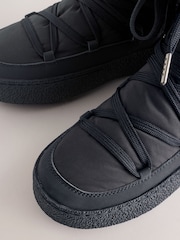 Black Forever Comfort® Water Repellent Finish Faux Fur Lined Boots - Image 4 of 4