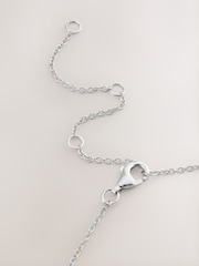 Pravo srebro - Ogrlica z obeskom prepletenega srca - Slika 5 iz 5