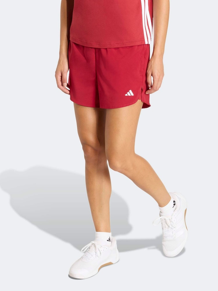 adidas Red Workout Essentials 2In1 Shorts - Image 1 of 5