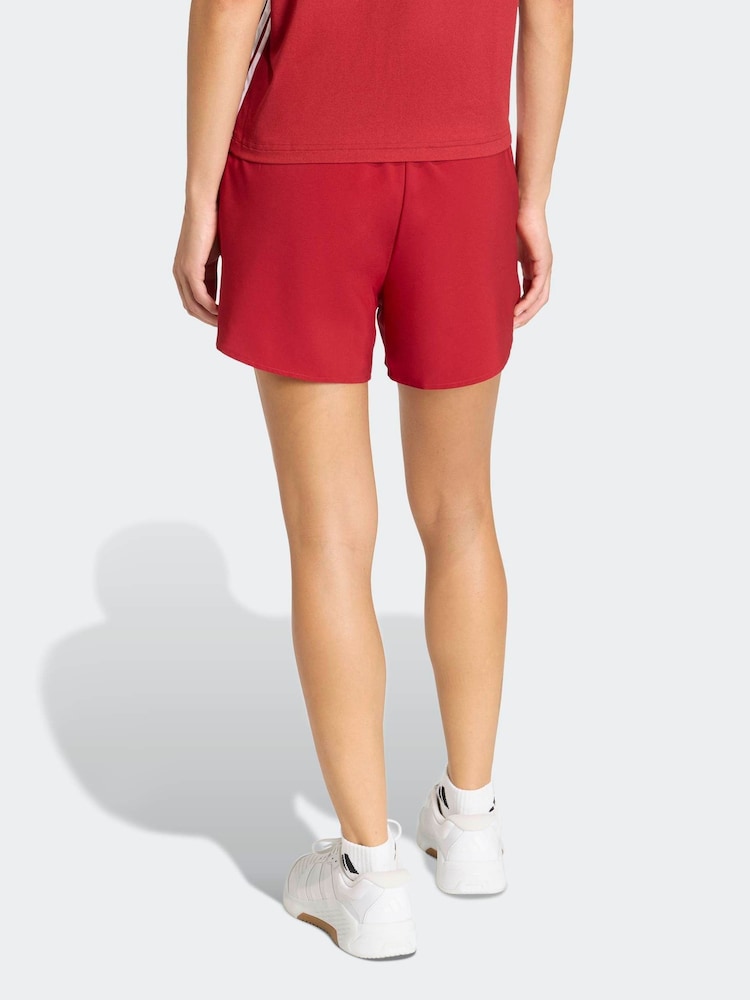 adidas Red Workout Essentials 2In1 Shorts - Image 2 of 5