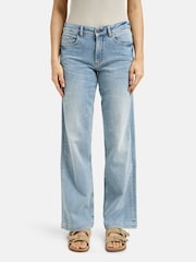 Smith & Soul Blue Sina Wide Leg Jeans - Image 3 of 5