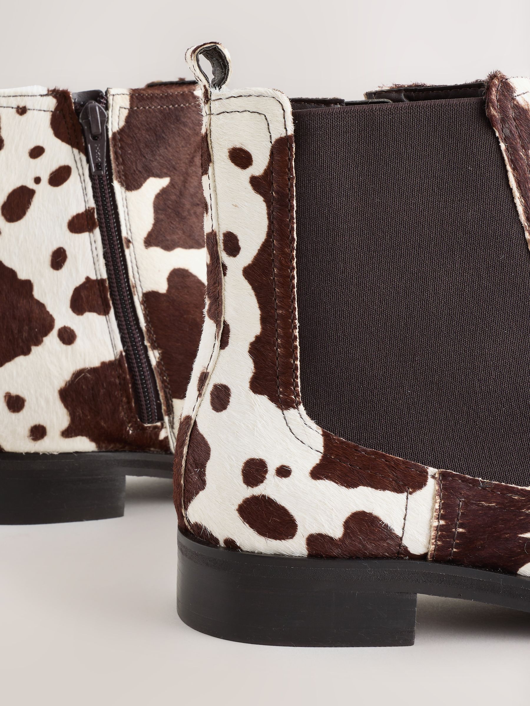 Buy Cow Print Leather Standard/Wide Fit Forever Comfort® Chelsea