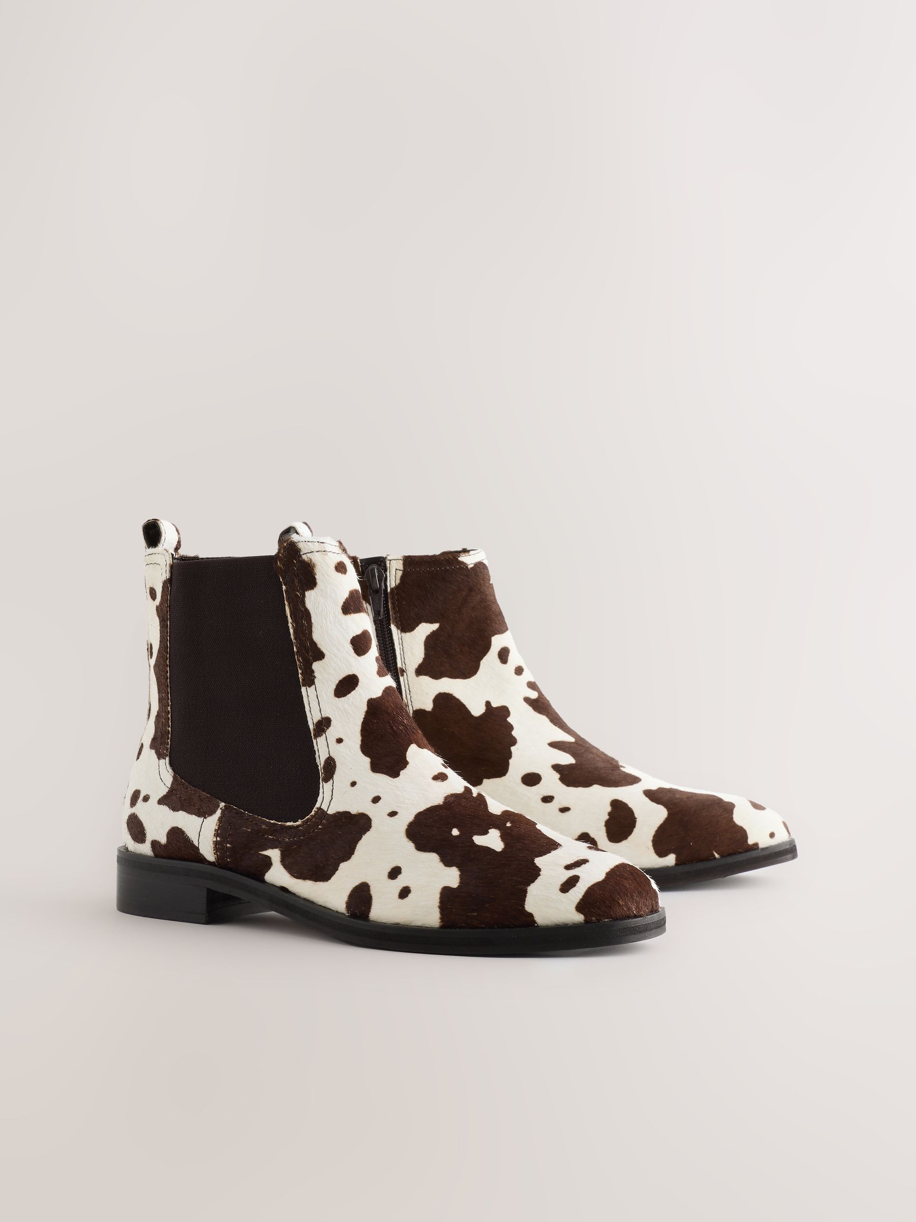 Buy Cow Print Leather Standard/Wide Fit Forever Comfort® Chelsea