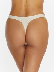 Boux Avenue Bonded High Waist Nude Thongs 5 Pack - Image 5 of 5
