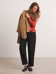 JD Williams Red Anthology Roll Edge Fine Gauge Jumper - Image 4 of 6
