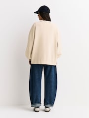 טבעי - Rotate סווטשירט עבה עם צווארון עגול - תמונה 2 מתוך 10