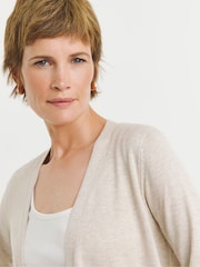 JD Williams Natural Longline Edge To Edge Cardigan - Image 4 of 4