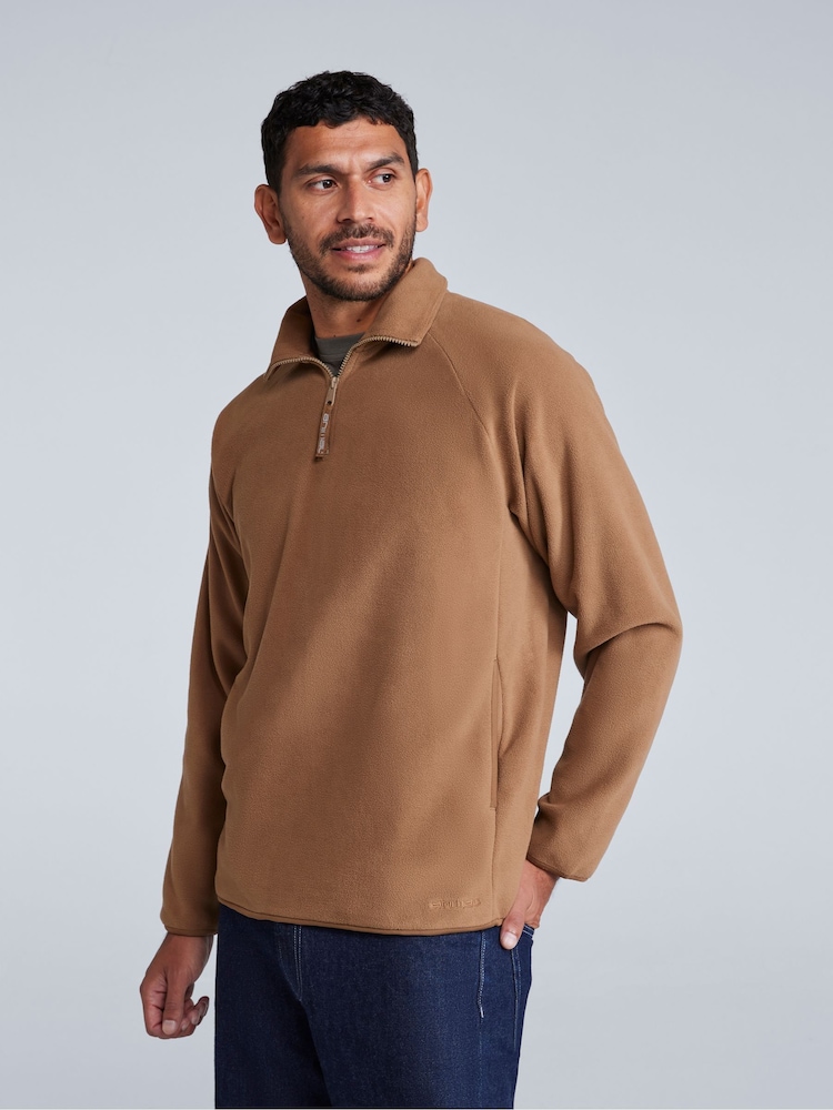 Animal Natural Mens Stockholm Half Zip Fleece - Image 1 of 4
