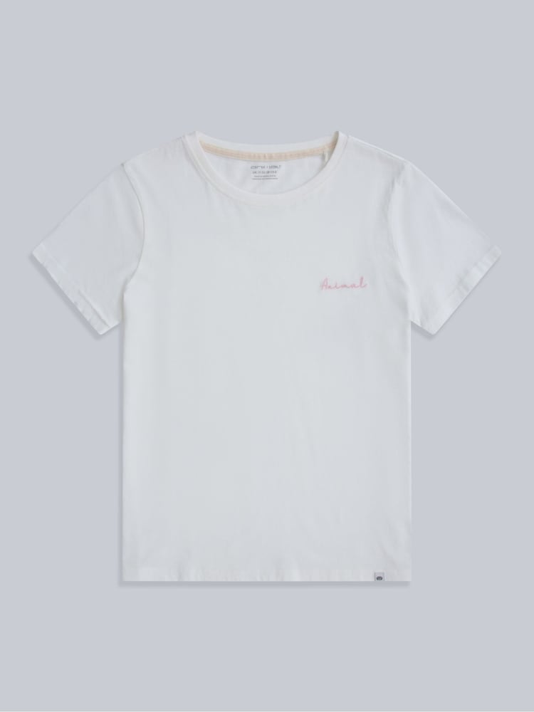 Animal White Womens Marina Logo T-Shirt - Image 1 of 5