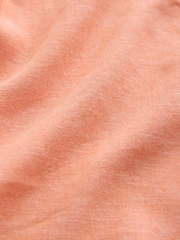 Orange Grandad Collar Linen Mix Shirt (3mths-7yrs) - Image 6 of 7