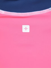 Mountain Warehouse Pink Kids Long Sleeve Rash Vest - Image 6 of 6