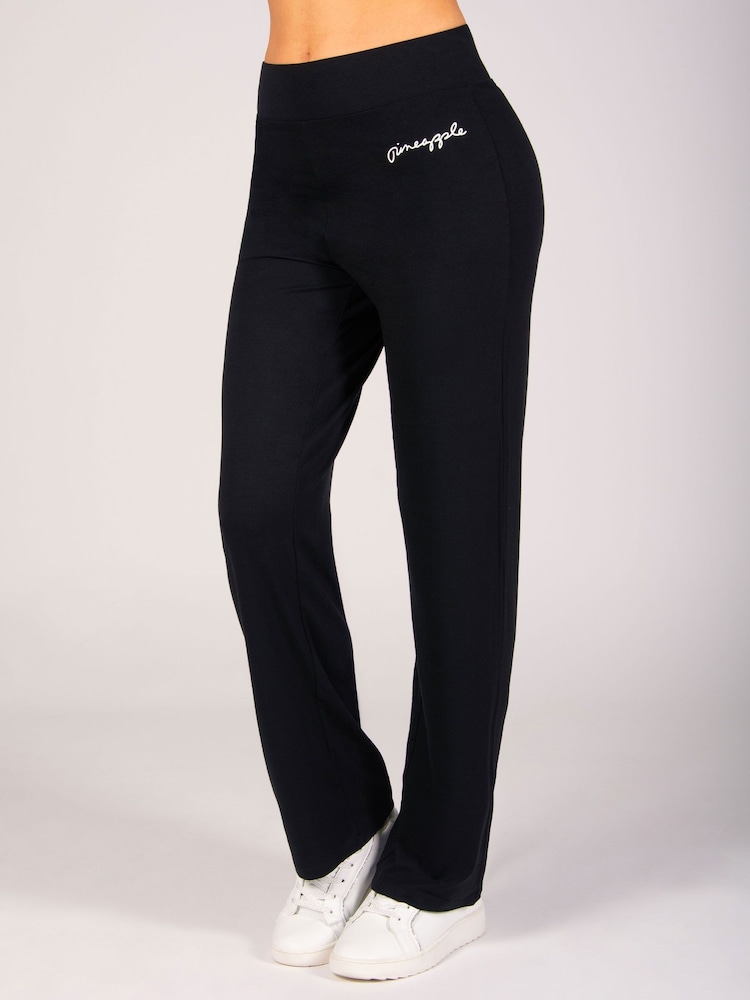 Pineapple Black Petite Petite Viscose Trousers - Image 1 of 1