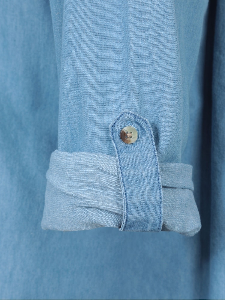 Azul - Mountain Warehouse Oversized Womens Santiago Shirt - Imagen 6 de 6