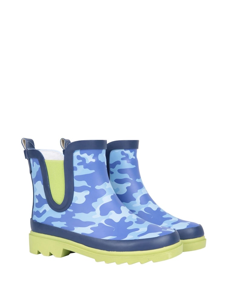 أزرق - Mountain Warehouse Kids Lolly Rubber Chelsea Wellies - صورة 1 من 6