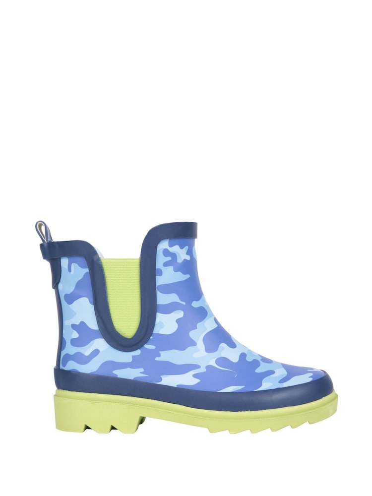 أزرق - Mountain Warehouse Kids Lolly Rubber Chelsea Wellies - صورة 2 من 6
