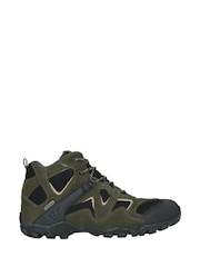 Mountain Warehouse Green Mens Curlew Waterproof Low Profile Walking Boots - Image 2 of 6
