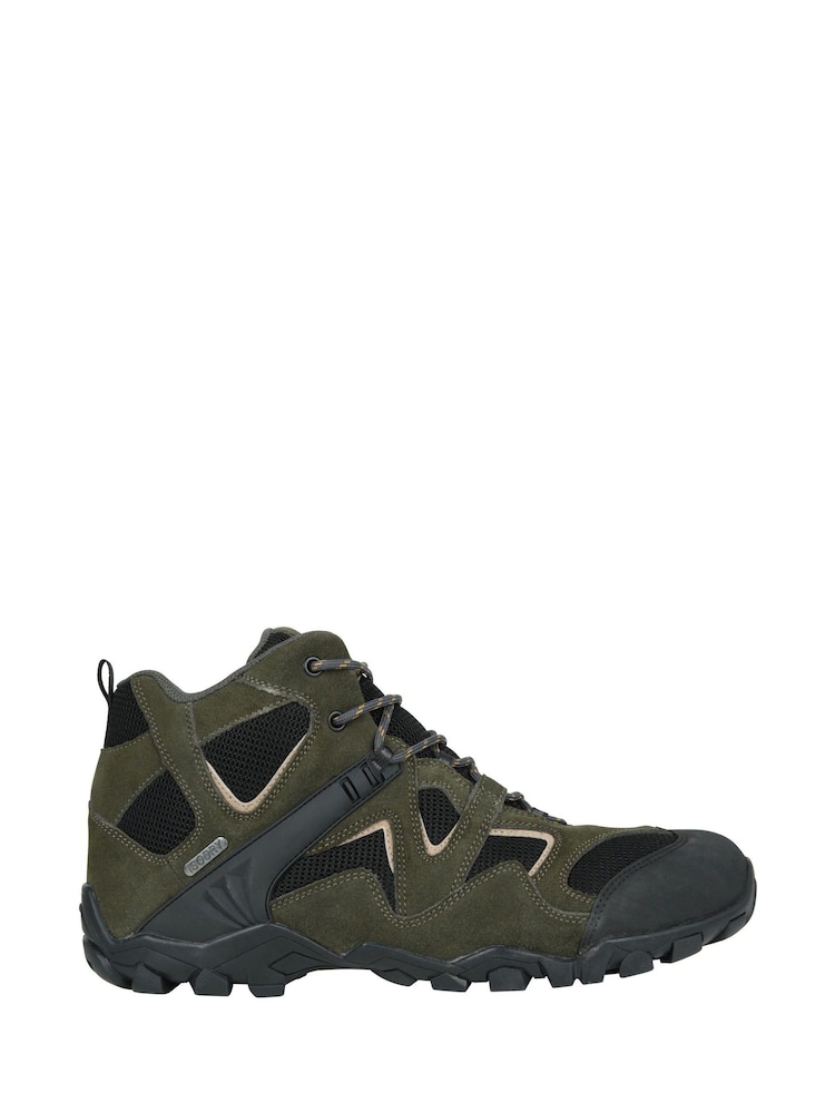 Mountain Warehouse Green Mens Curlew Waterproof Low Profile Walking Boots - Image 2 of 6