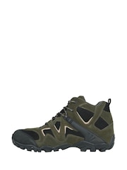 Mountain Warehouse Green Mens Curlew Waterproof Low Profile Walking Boots - Image 3 of 6