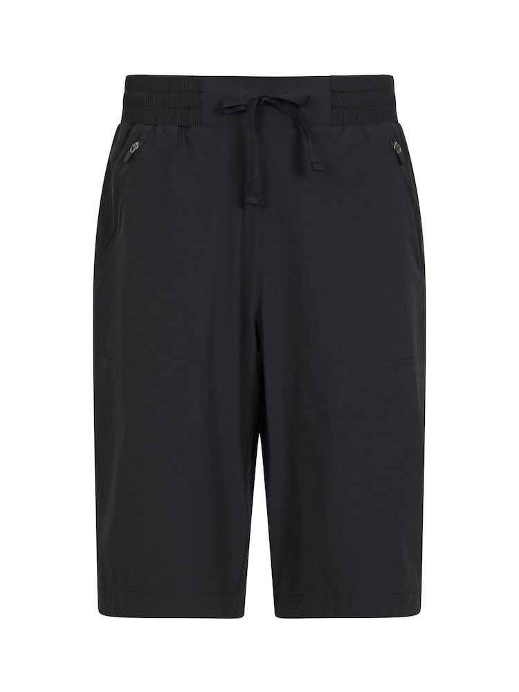Mountain Warehouse Black Womens Explorer Long Shorts - Image 1 of 6