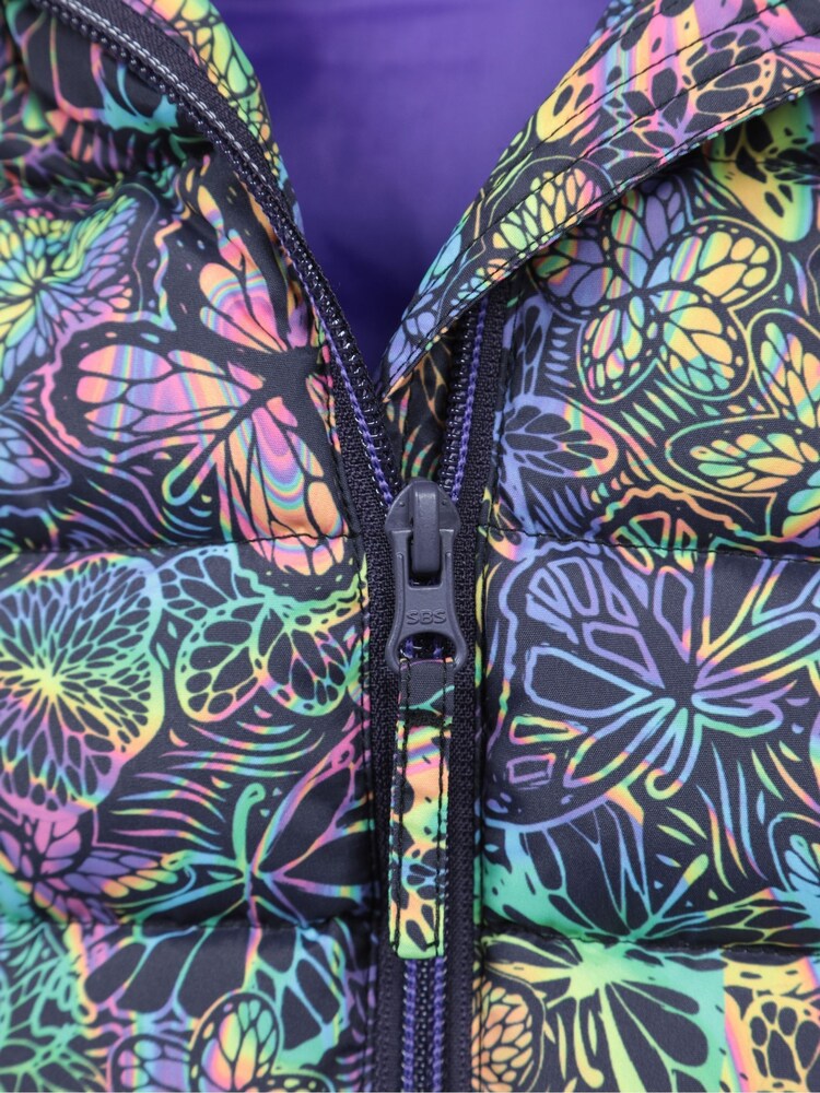 Mountain Warehouse Pink Kids Rocko Printed Padded Gilet - Image 5 of 5