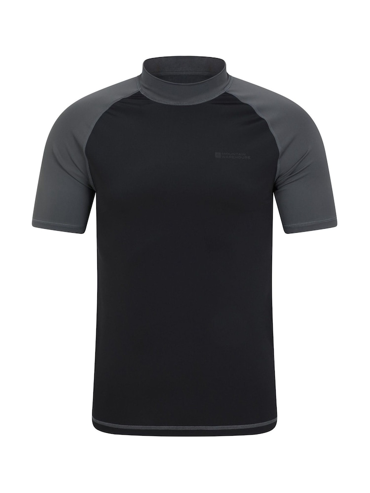 Mountain Warehouse Black Mens Rash Vests 2 Pack - Image 2 of 6