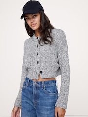 Banana Republic Cotton Cropped Cardigan - Bild 1 von 4