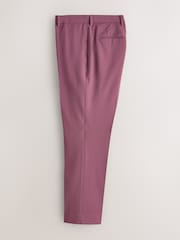 Pink Tailored Fit Motion Flex Wool Blend Suit Trousers - Image 6 of 9