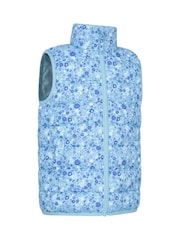 Azul - Mountain Warehouse Kids Rocko Printed Padded Gilet - Imagen 2 de 5