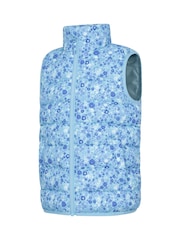 Azul - Mountain Warehouse Kids Rocko Printed Padded Gilet - Imagen 4 de 5