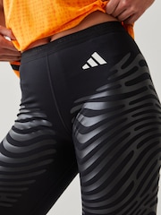 adidas Black adidas adizero Control Running Bike Shorts - Image 4 of 4
