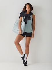 adidas Black Optime Essentials Workout Bike Shorts - Image 2 of 4