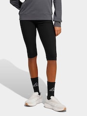 adidas Black Seasonal Essentials Rib Capri Leggings - Image 1 of 6
